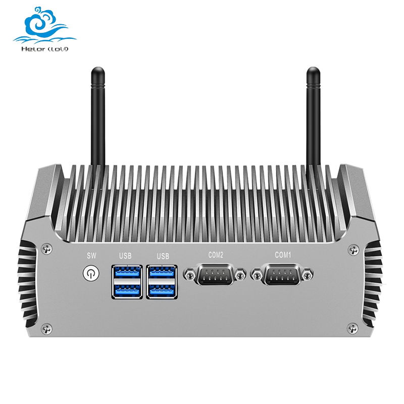 Intel Cpu Core I7 - インテル Core i7-5500U ミニPC、4xUSB3.0、1xHDMI、1xVGA、2xDB9 RS232対応、WiFi対応、Linux対応、産業用Windows10対応コンピューター