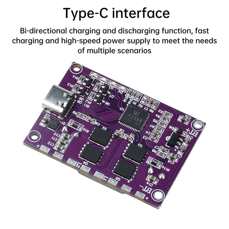 Laptop Accessories Diy - Y47A IP2368 100W急速充電モジュール 双方向PD急速充電ボード パワーバンクDIY スマートフォン