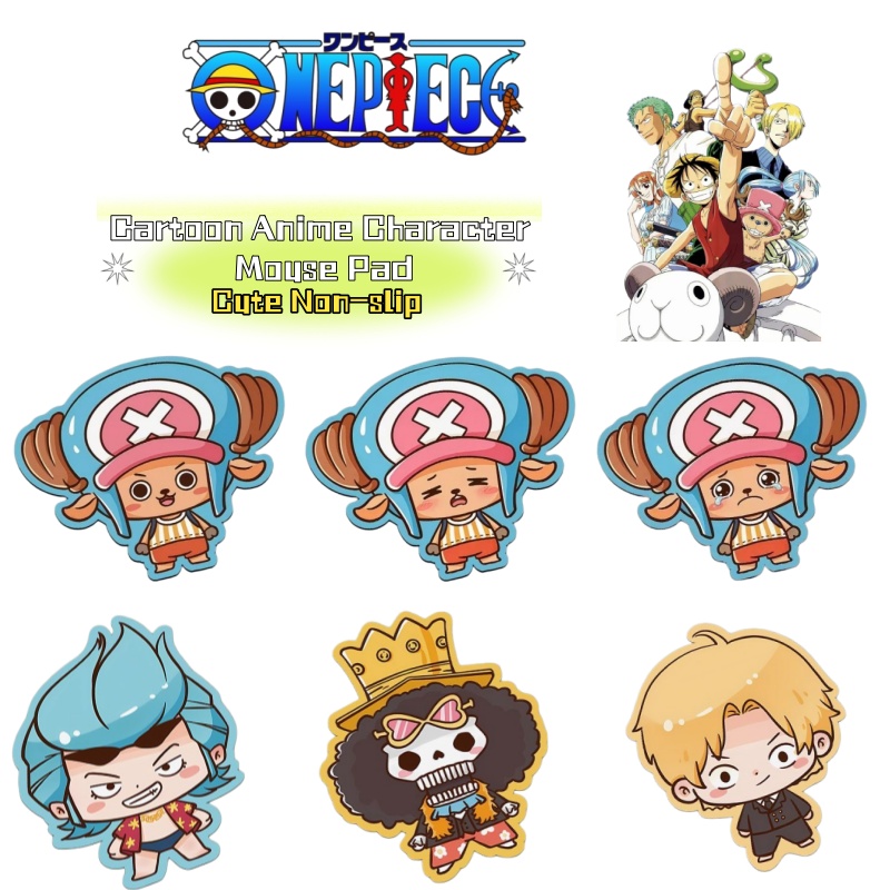 Laptop Accessories And Parts - ワンピース漫画アニメキャラクターかわいいマウスパッド和風滑り止めマウスパッド二次元ゾロラップトップキーボードマット