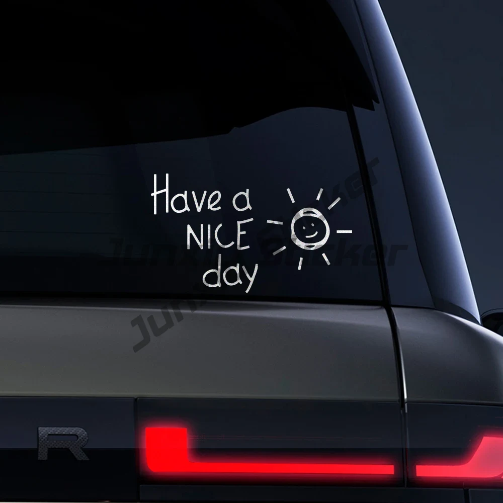 Laptop Accessories To Have - Have A Nice Day 車用ステッカー 自動車用ビニールデカール