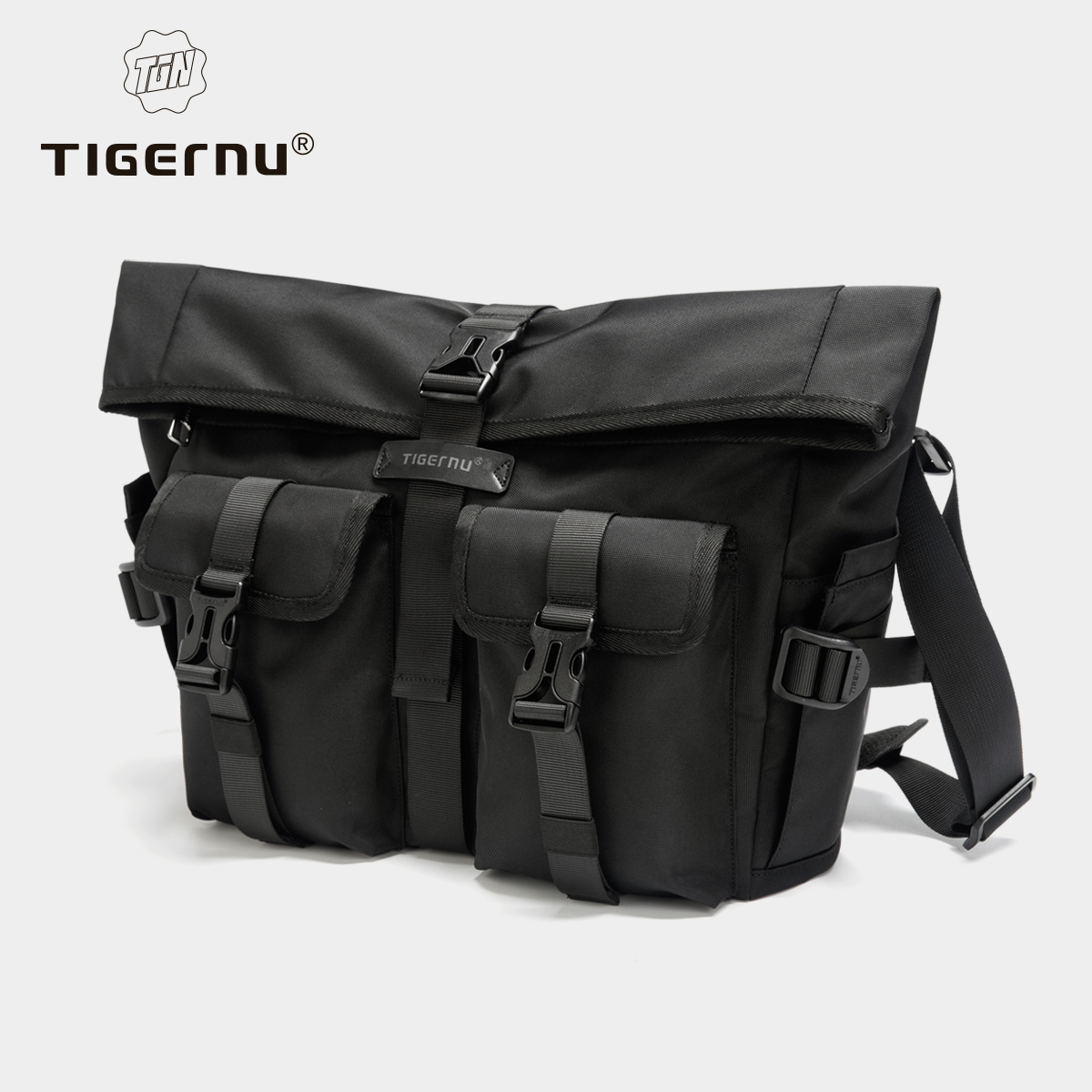 Laptop Accessories Box - Tigernu ファッションメッセンジャーバッグ男性ショルダーバッグ 13.3 インチのラップトップバッグ屋外クロスボディバッグ男性サイクリングバッグボーイズメッセンジャー
