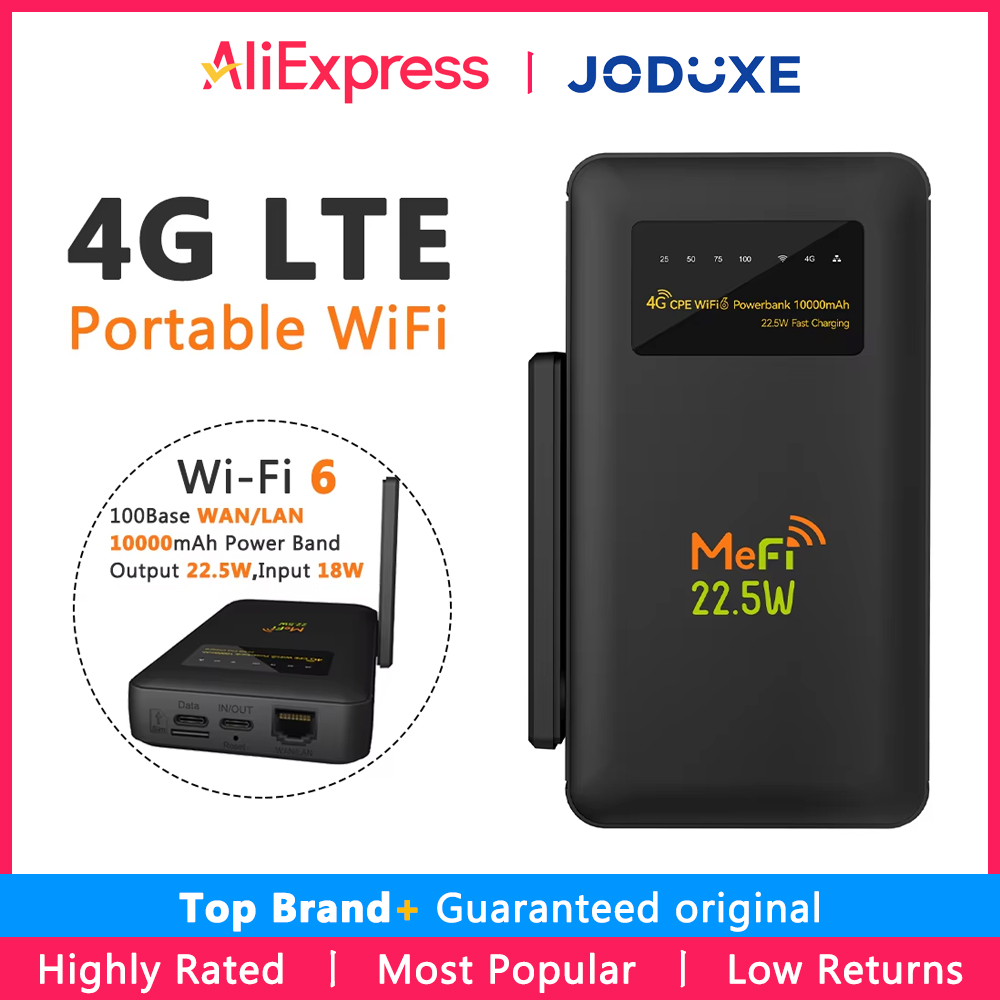 Laptop Accessories Distributor - JODUXE-Link 4G LTE モバイルルーター ポータブル Wifi6