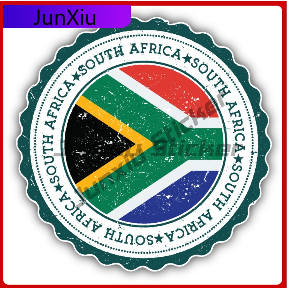 Laptop Accessories South Africa - 南アフリカ旗クリエイティブステッカースタンプ車デカールバンパーステッカー面白いスタイルラップトップ用車風車ステッカーアクセサリー