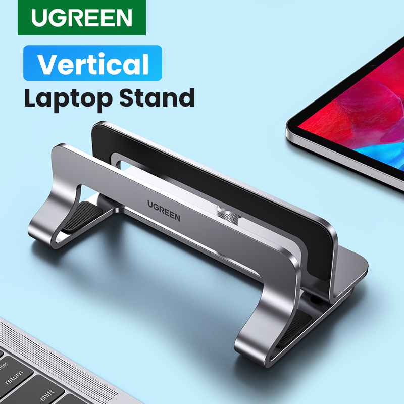 Laptop Accessories Distributor - Ugreen-MacBook Air pro用の垂直ノートブックスタンド,アルミニウム製折りたたみ式ノートブックスタンド,タブレットサポート