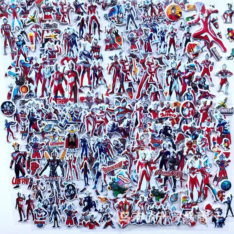 Laptop Accessories Diy - 10枚入り ウルトラマン 3D バブルステッカー - アニメ