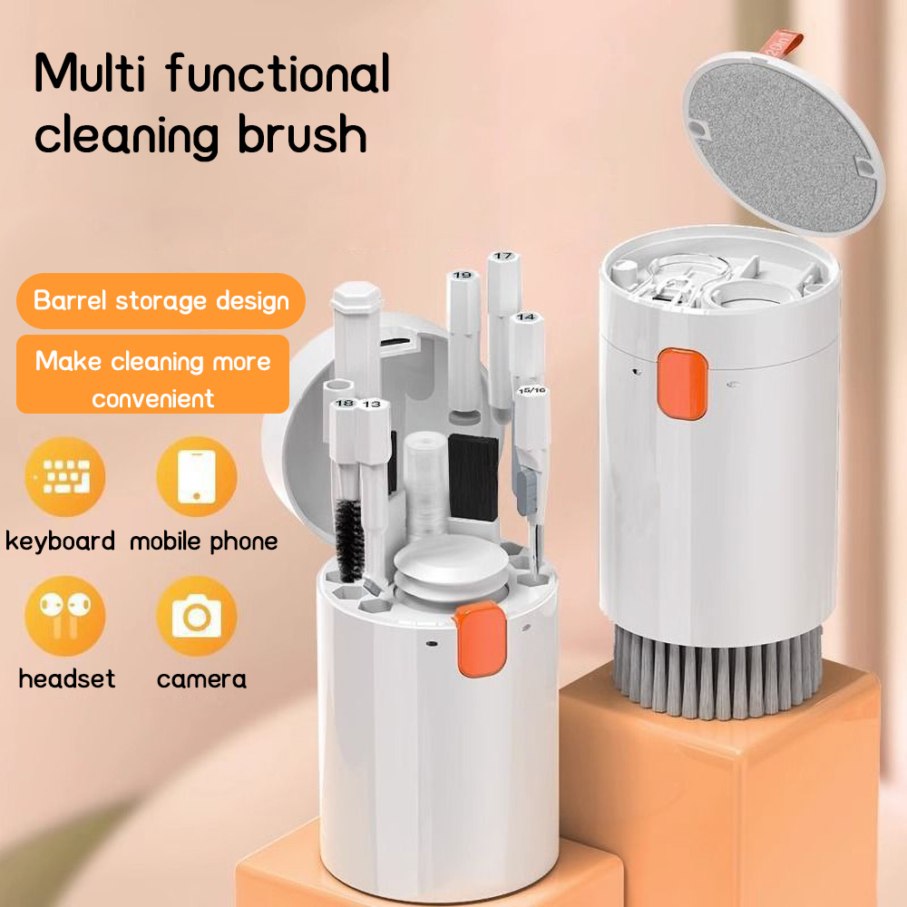 Laptop Accessories Cleaning Kit - 多機能電子機器クリーニングキット、ブラシペン付き、電話、AirPods、ラップトップ、カメラ、ヘッドセット、キーボードのメンテナンスアクセサリー