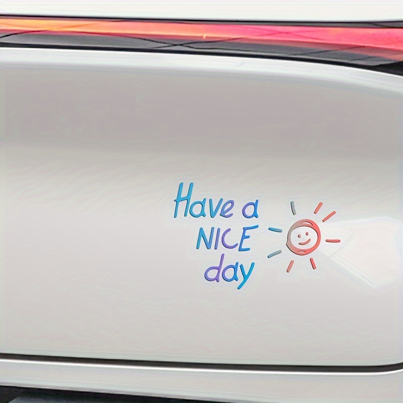 Have A Nice Day 防水ビニールステッカー 車、 - Laptop Accessories To Have のレビューと価格
