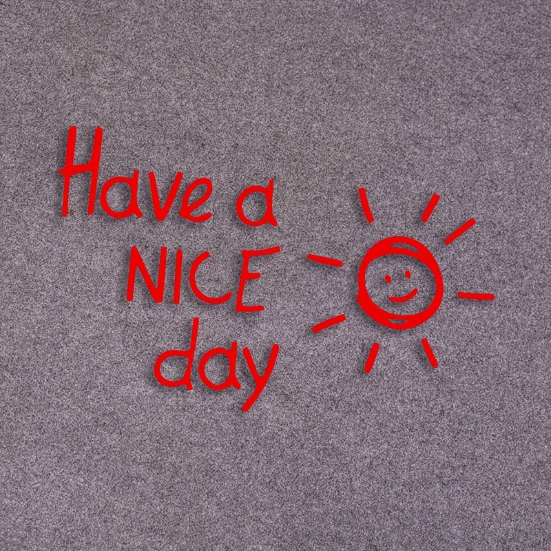 Have A Nice Day 防水ビニールステッカー 車、 - Laptop Accessories To Have のレビューと価格