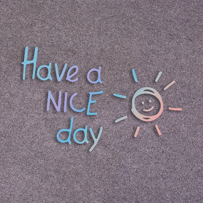 Have A Nice Day 防水ビニールステッカー 車、 - Laptop Accessories To Have のレビューと価格
