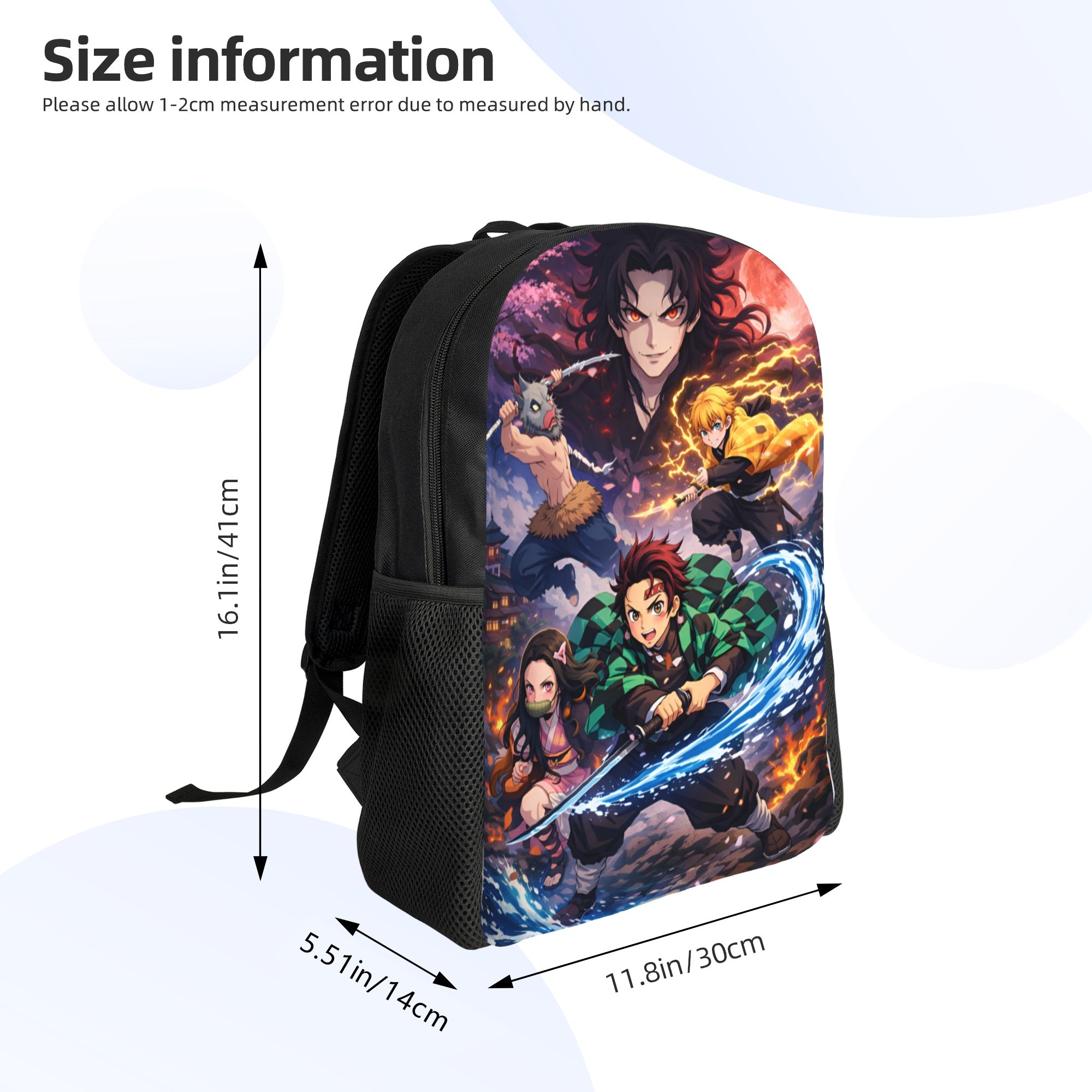 D-デーモンスレイヤーズ旅行バックパック女性男性学校ラップト - Laptop Accessories And Parts のレビューと価格