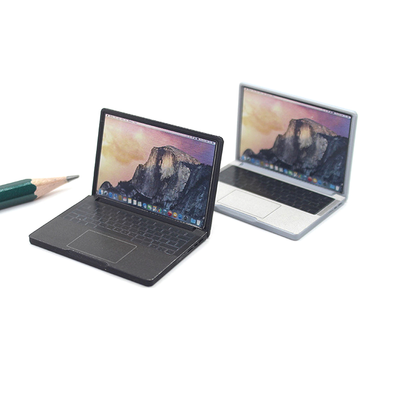 かわいいシミュレーション1:12ミニラップトップコンピュータ - Laptop Accessories Diy のレビューと価格