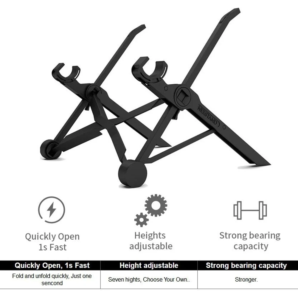 NEXSTAND K2 ラップトップスタンド 折りたたみ式  - Laptop Accessories Distributor のレビューと価格