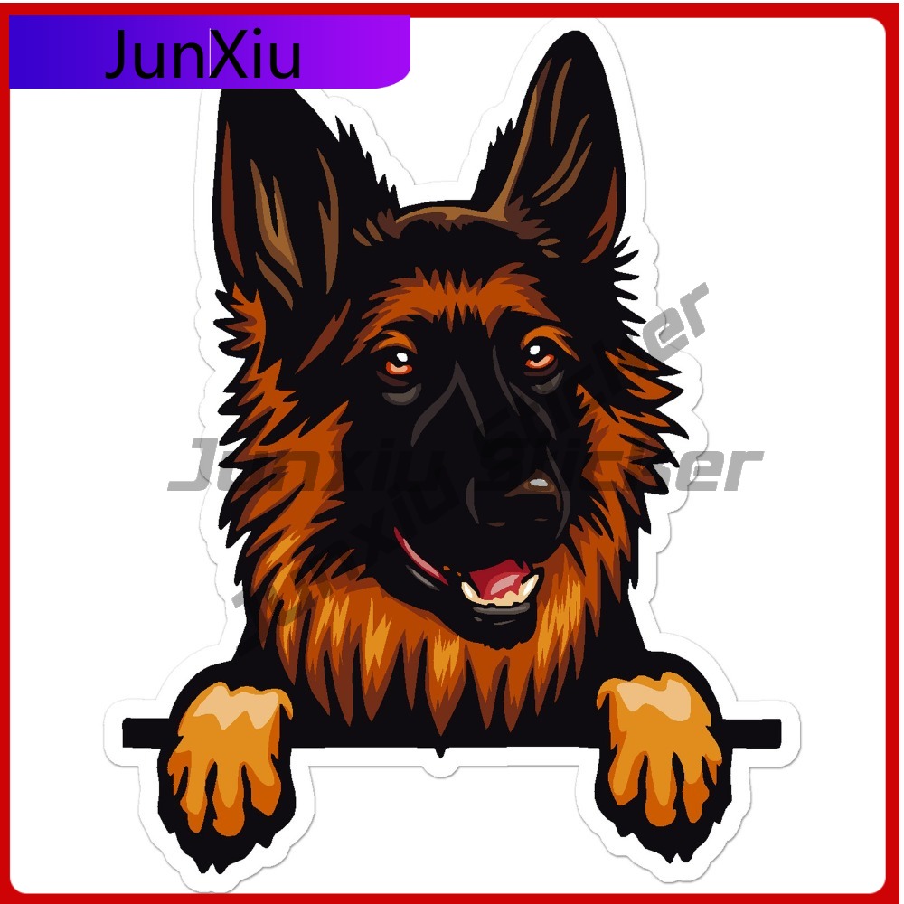 ジャーマンシェパード犬アニメ必須アイテムビニールモダンウィン - Laptop Accessories To Have のレビューと価格
