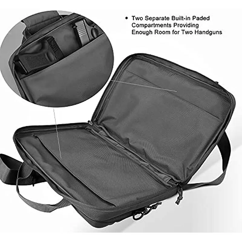 ロック可能なタクティカルガンバッグ、モールシステム搭載、射撃 - Laptop Accessories Box のレビューと価格