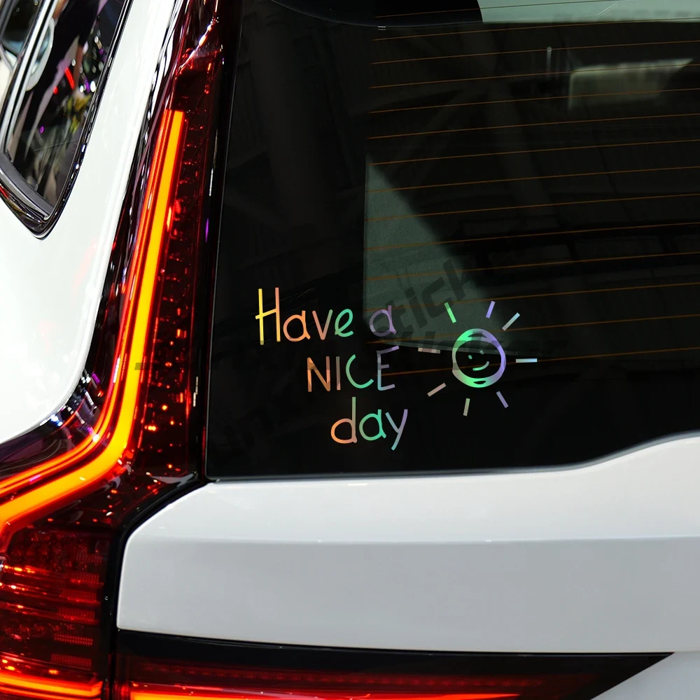 Have A Nice Day 車用ステッカー 自動車用ビニ - Laptop Accessories To Have のレビューと価格