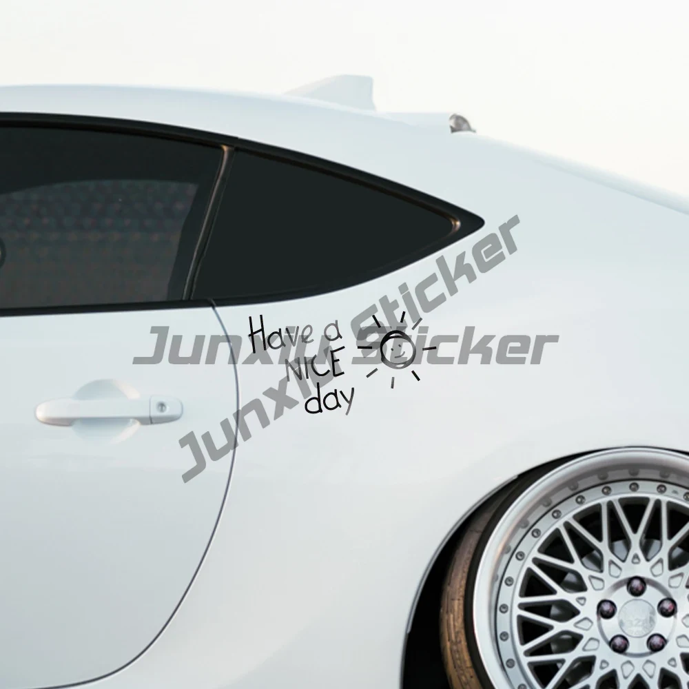 Have A Nice Day 車用ステッカー 自動車用ビニ - Laptop Accessories To Have のレビューと価格