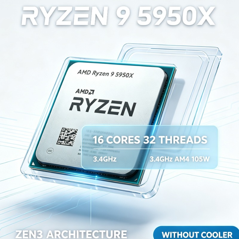 AMD Ryzen 9 5950X 16コア 32スレッド  - Amd Cpu Ryzen 9 のレビューと価格