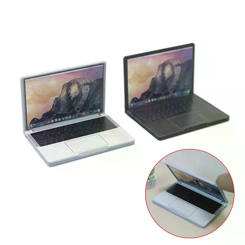 かわいいシミュレーション 1:12 ミニラップトップコンピュ - Laptop Accessories Diy のレビューと価格