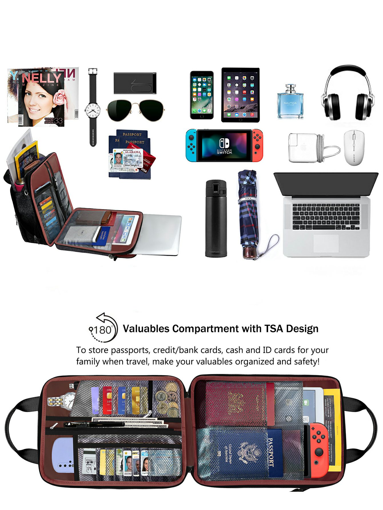 調節可能な容量とストラップ付きのラップトップショルダーバッグ - Laptop Accessories Box のレビューと価格