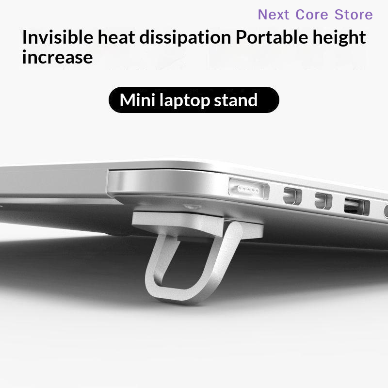 [NC] 1 ペアミニポータブル折りたたみ脚ラップトップスタ - Laptop Accessories Distributor のレビューと価格