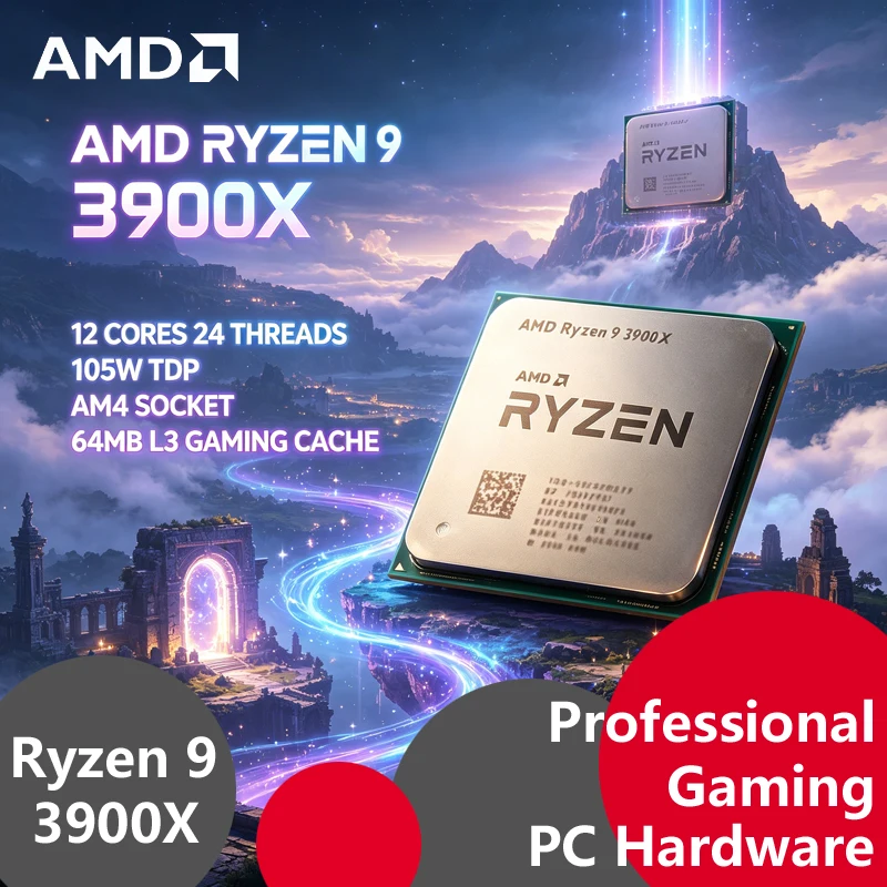 AMD Ryzen 9 3900X トレイ版アンロックCPU - Amd Cpu Ryzen 9 のレビューと価格