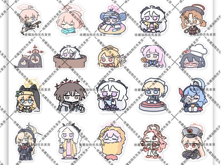80 個アニメブルーアーカイブソラサキヒナステッカーラップト - Laptop Accessories Diy のレビューと価格