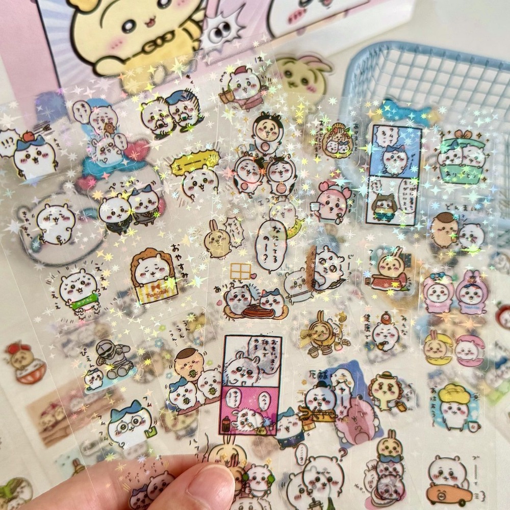 30枚入り ちいかわレーザーステッカー 漫画防水ステッカー  - Laptop Accessories And Parts のレビューと価格