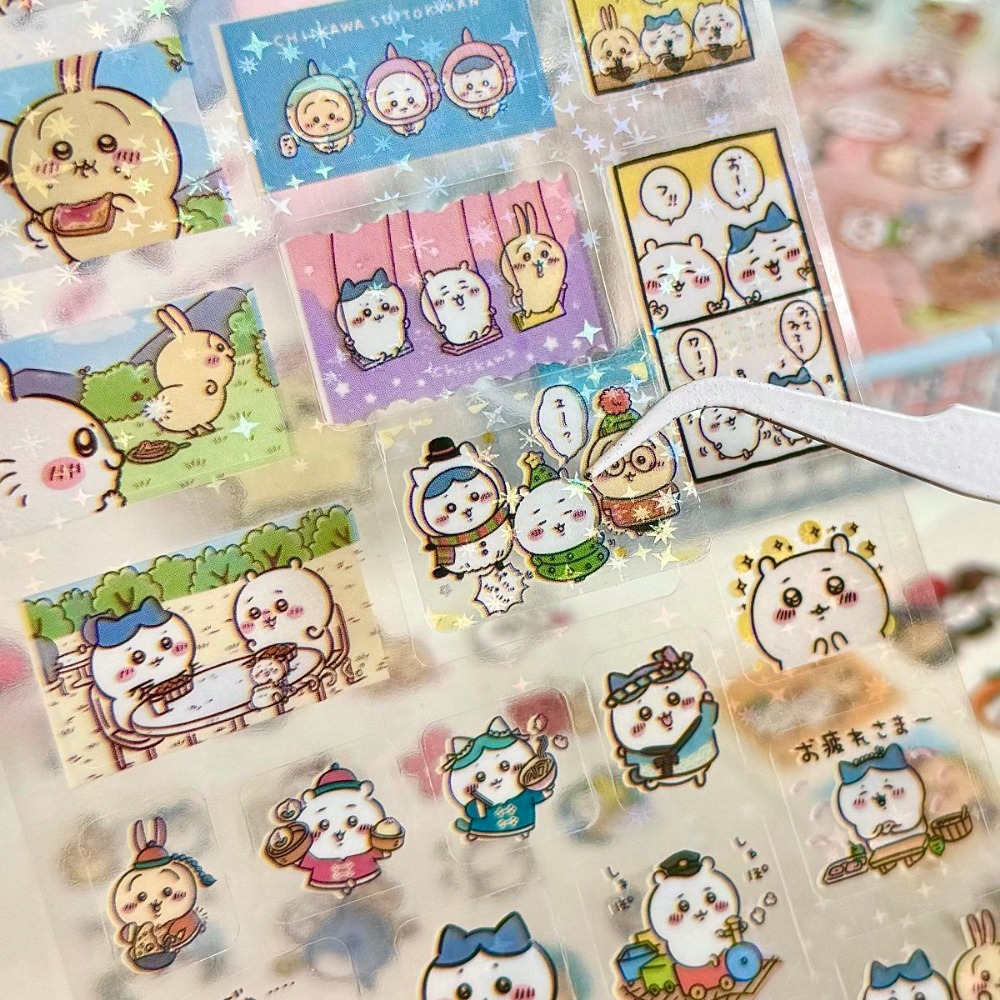 30枚入り ちいかわレーザーステッカー 漫画防水ステッカー  - Laptop Accessories And Parts のレビューと価格