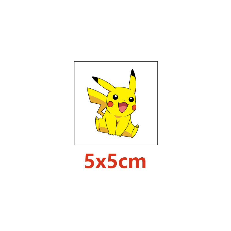 5*5 センチメートル 20 個ポケモンピカチュウタトゥース - Laptop Accessories And Parts のレビューと価格