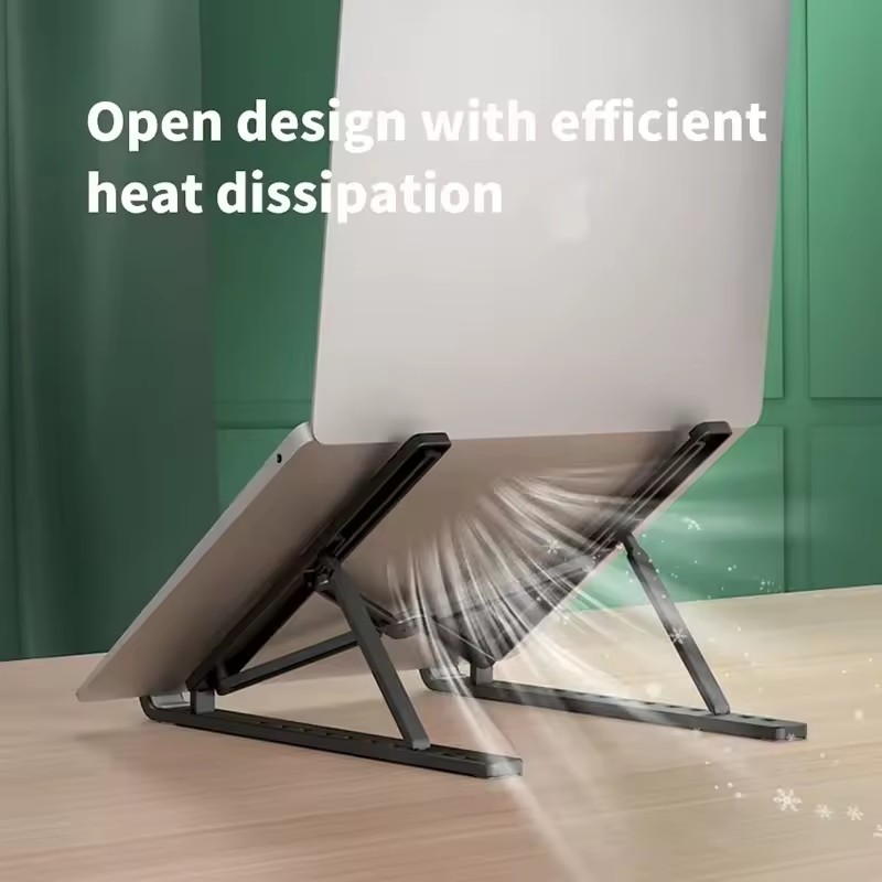 折りたたみラップトップスタンド調節可能なポータブル折りたたみ - Laptop Accessories Distributor のレビューと価格