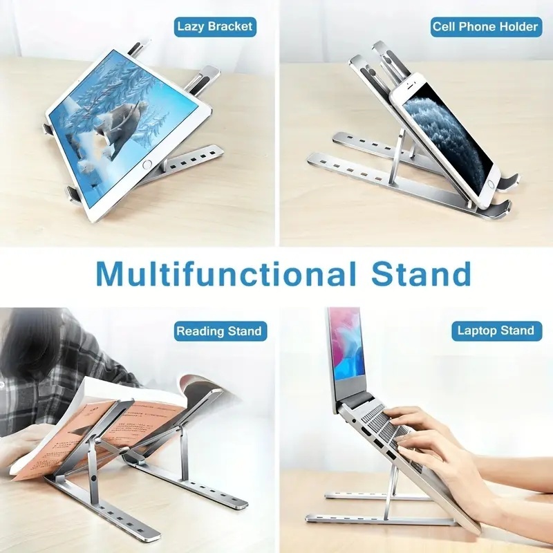 折りたたみラップトップスタンド調節可能なポータブル折りたたみ - Laptop Accessories Distributor のレビューと価格
