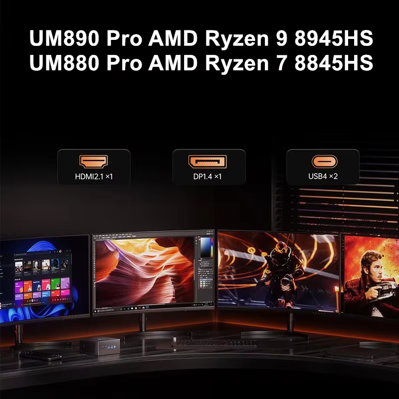 MINISFORUM OCuLinkゲーミングミニPC UM - Amd Cpu Ryzen 9 のレビューと価格