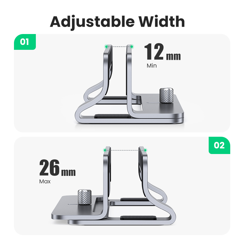 Ugreen-MacBook Air pro用の垂直ノートブ - Laptop Accessories Distributor のレビューと価格