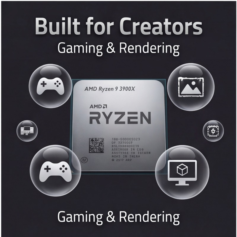 AMD Ryzen 9 3900X AM4 アップグレード  - Amd Cpu Ryzen 9 のレビューと価格