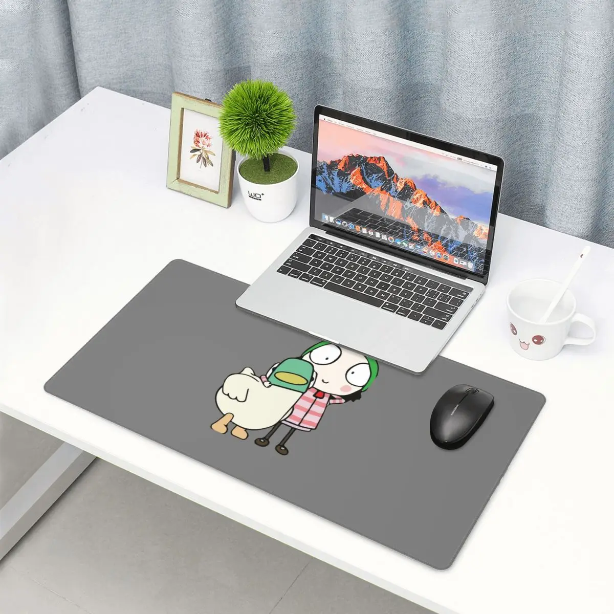 大型マウスパッド サラとアヒルが楽しんで遊ぶ ゲーマー PC - Laptop Accessories To Have のレビューと価格
