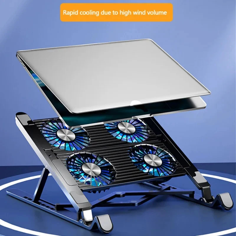 新しいノートパソコンクーラーベーススタンド折りたたみ式ノート - Laptop Stand Portable のレビューと価格