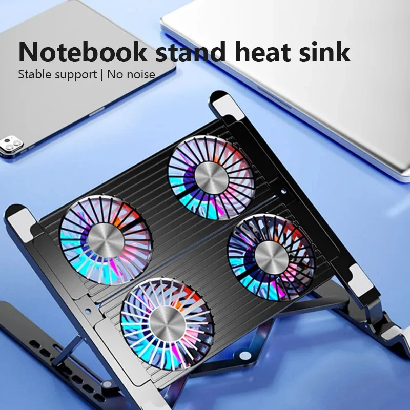 新しいノートパソコンクーラーベーススタンド折りたたみ式ノート - Laptop Stand Portable のレビューと価格