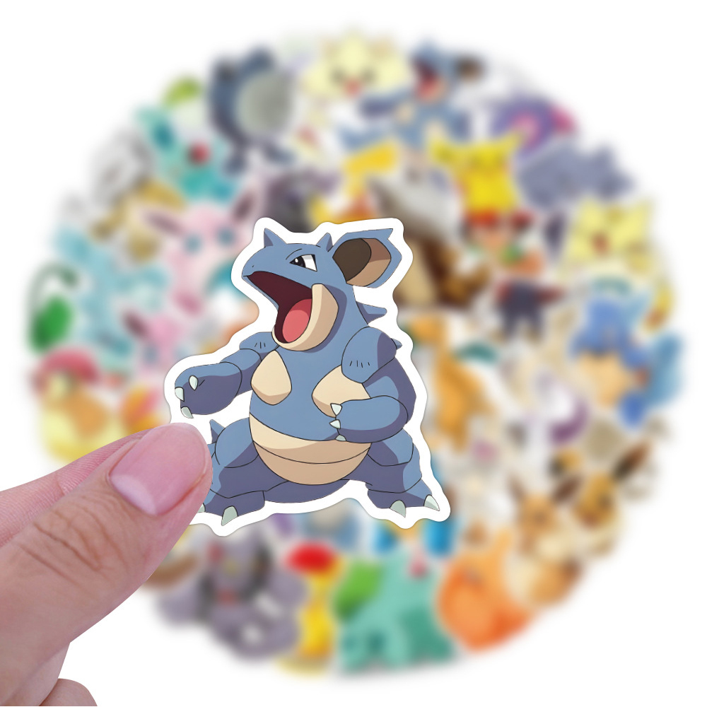 50/60 個かわいい漫画アニメポケモンステッカー子供のおも - Laptop Accessories And Parts のレビューと価格