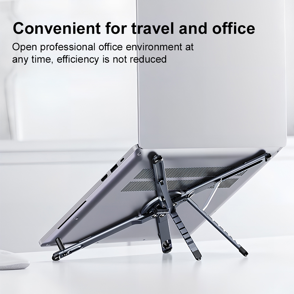 携帯電話用マグネット式ホルダー＆自撮り棒 3-in-1 折り - Laptop Stand Portable のレビューと価格