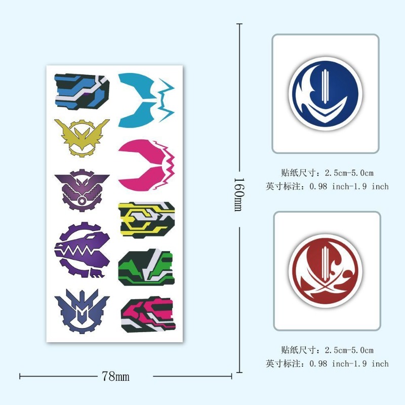 60 枚の仮面ライダーロゴステッカークリエイティブデカール防 - Laptop Accessories And Parts のレビューと価格